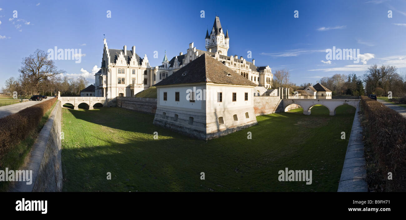 Austria Bassa Austria "Palazzo Grafenegg' esterno Panorama Palace Grafenegg' reception architettura 2006 esterno esterno Foto Stock