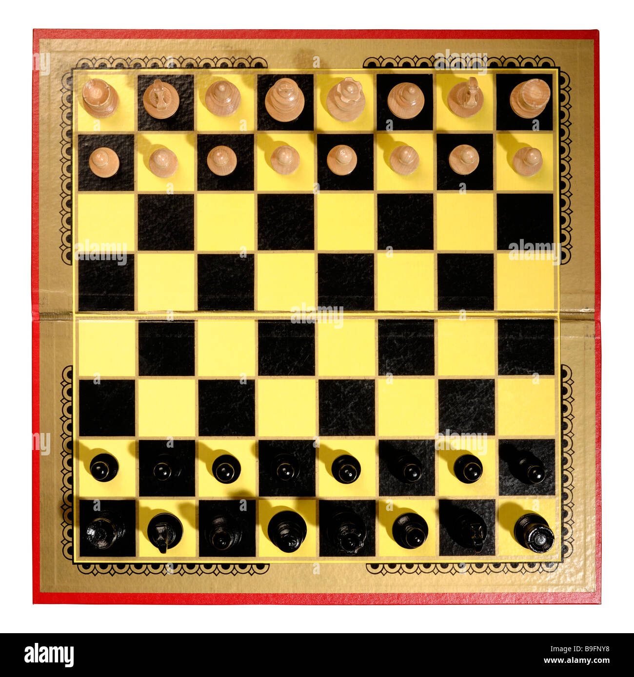 Scheda di scacchi Foto Stock