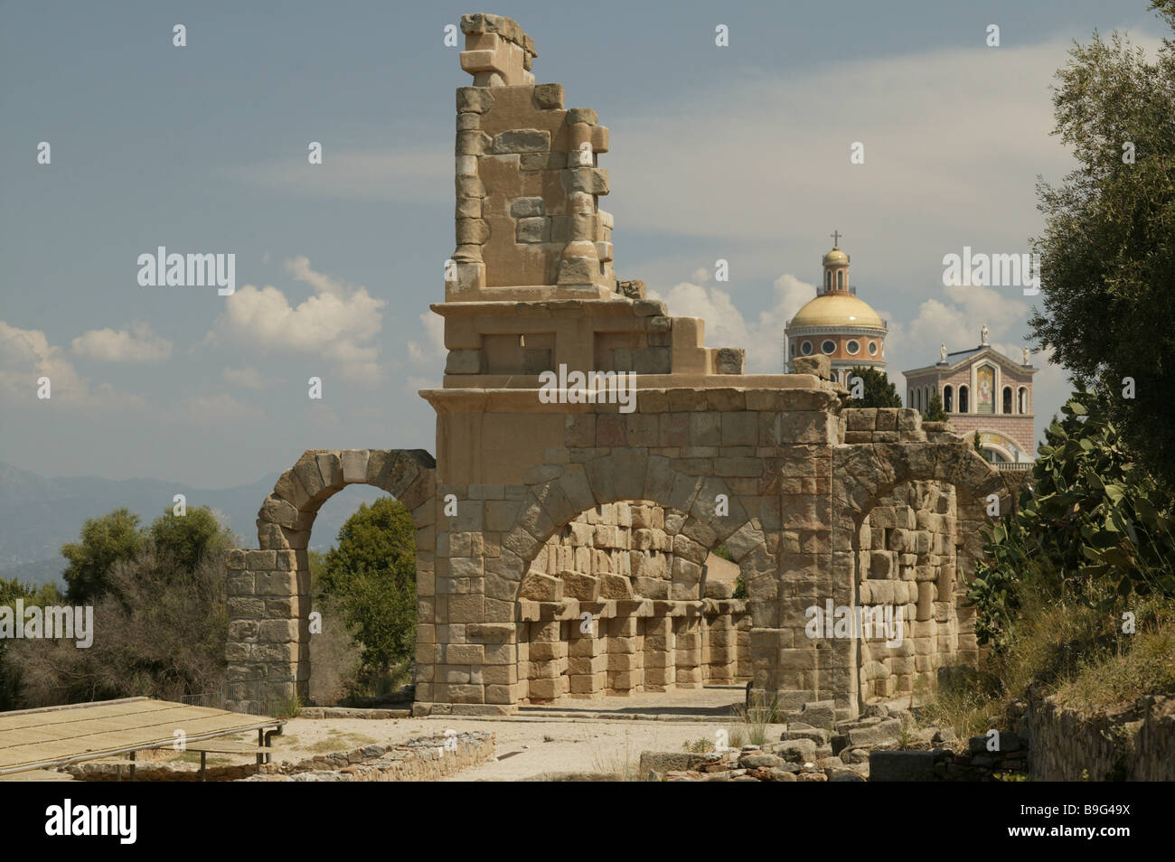 Italia Sicilia Tindari basilica chiesa Foto Stock