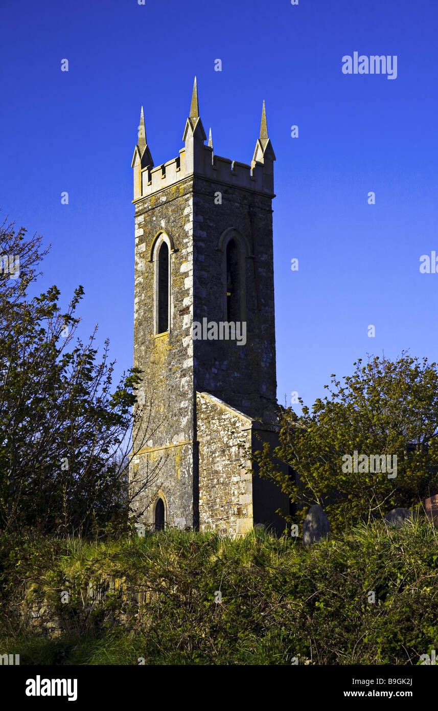 Chiesa abbandonata in Irlanda rurale Butlerstown West Cork Foto Stock