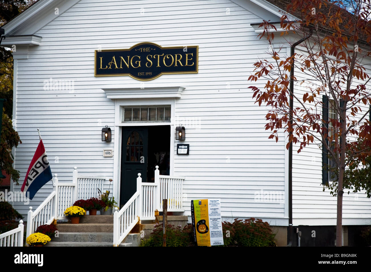 La Lang negozio maker di calendario e biglietti di auguri è una famosa azienda in Delafield Wisconsin Foto Stock