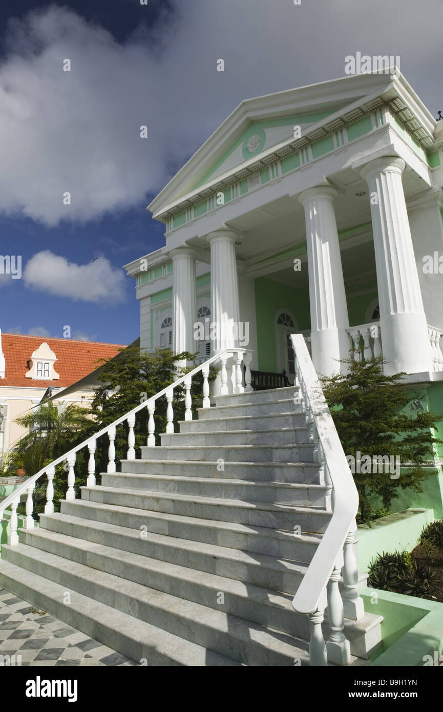 Curacao Willemstad Scharloo Maritime museum al di fuori delle isole ABC piccolo Antille olandesi Antille Olandesi isola dei Caraibi Foto Stock