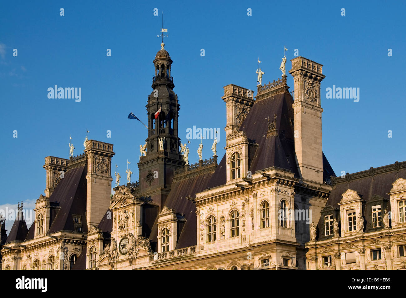 Hotel de Ville, Parigi Francia Foto Stock
