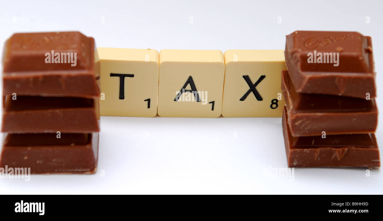 Un'immagine generica per illustrare il suggerimento che il Regno Unito dovrebbe introdurre una tassa sul cioccolato in un tentativo di combattere l'obesità Foto Stock