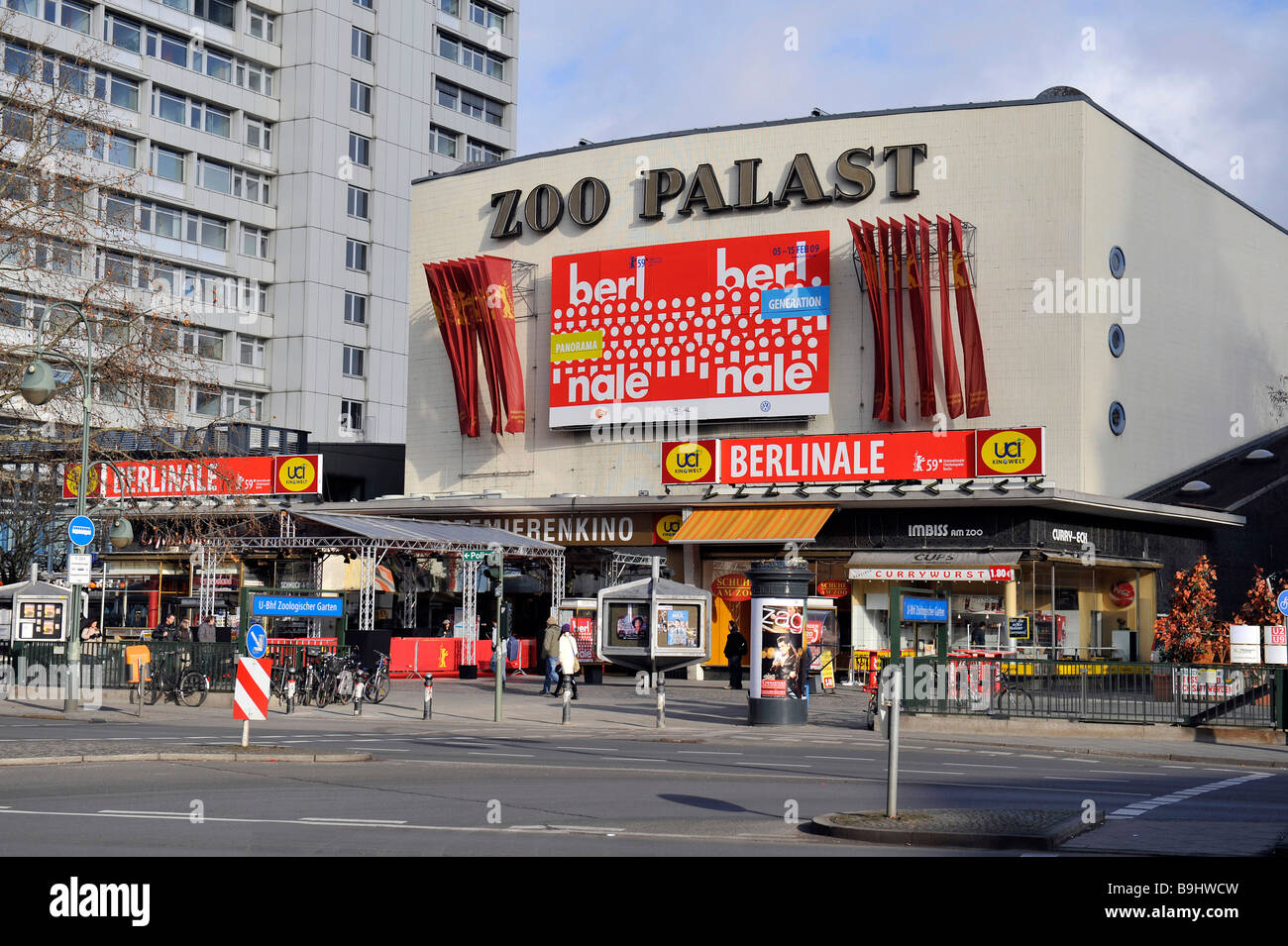 Zoo Palast cinema durante il Festival di Berlino, Berlino, Germania, Europa Foto Stock