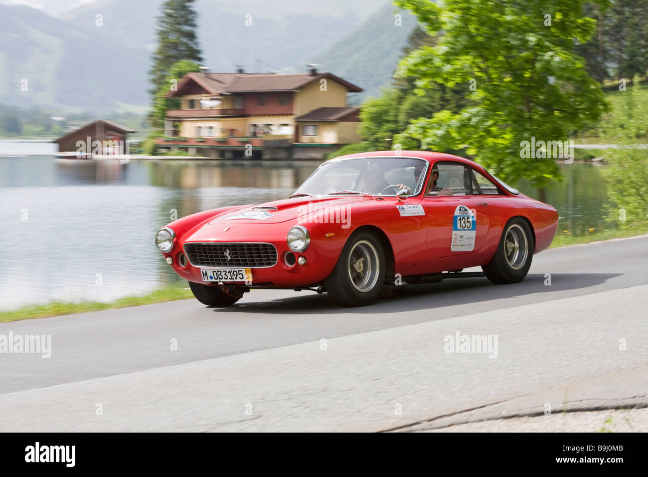 Ferrari 250 Lusso costruite nel 1964, Kitzbuehel Alpi Ralley 2008, Austria, Europa Foto Stock