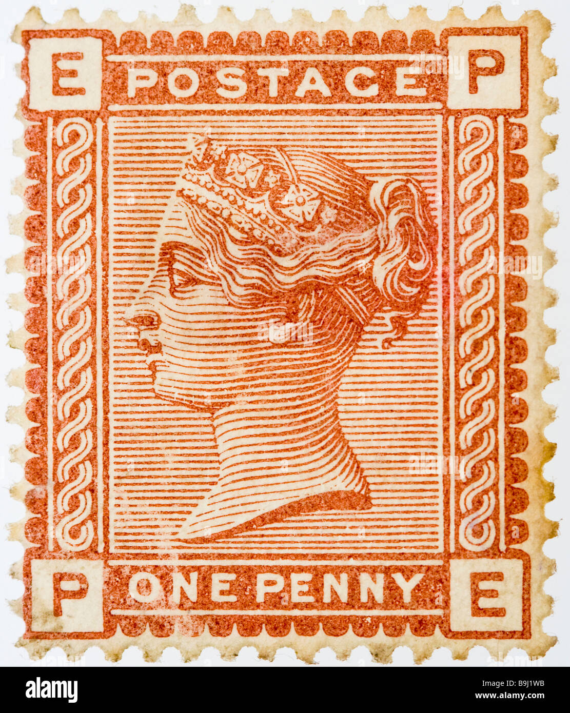 Postage stamp one penny immagini e fotografie stock ad alta risoluzione -  Alamy