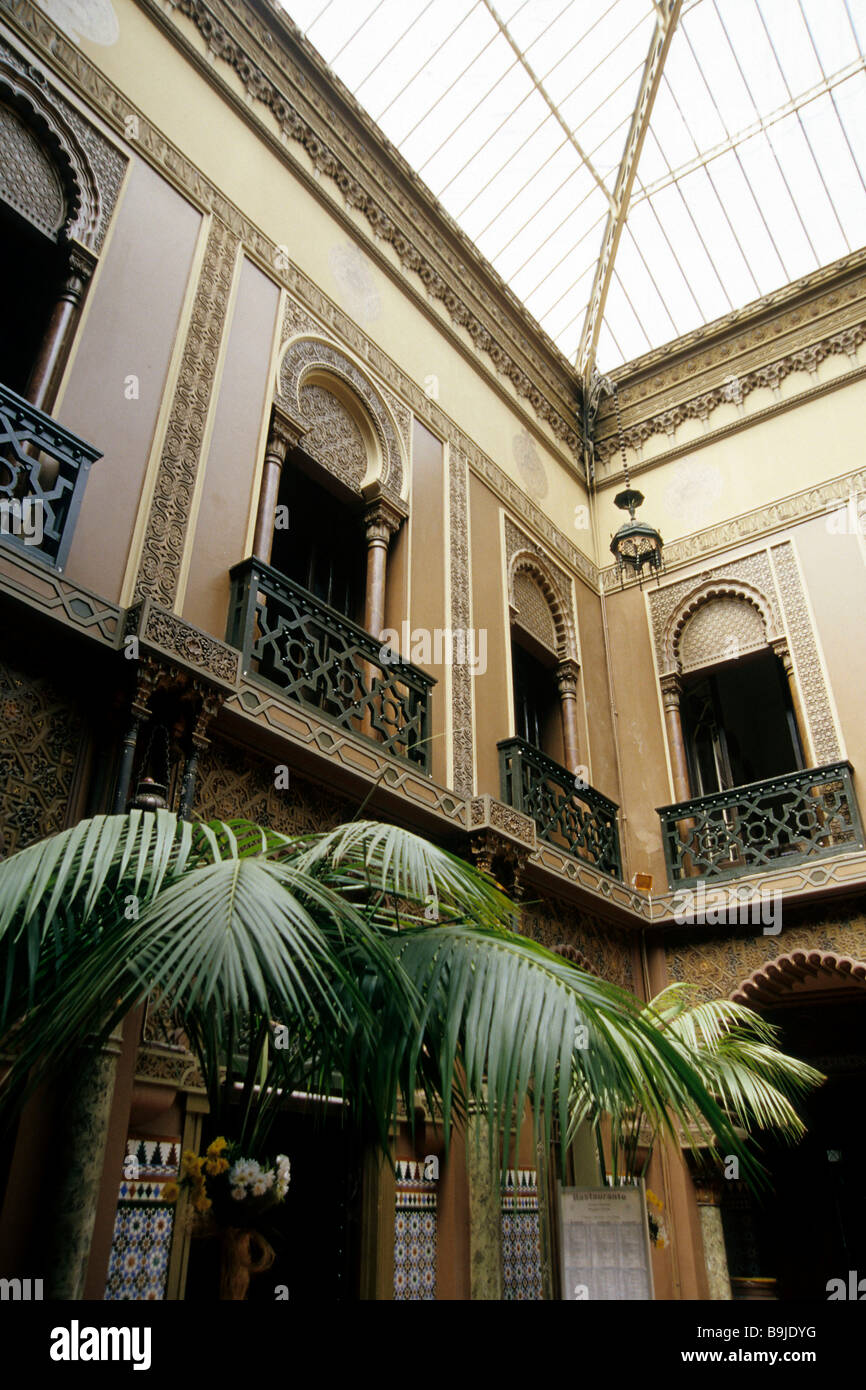 Palacio Alverca, Casa do Alentejo, palazzo di città, culturale institue e di un ristorante con cucina regionale della provincia di Alent Foto Stock