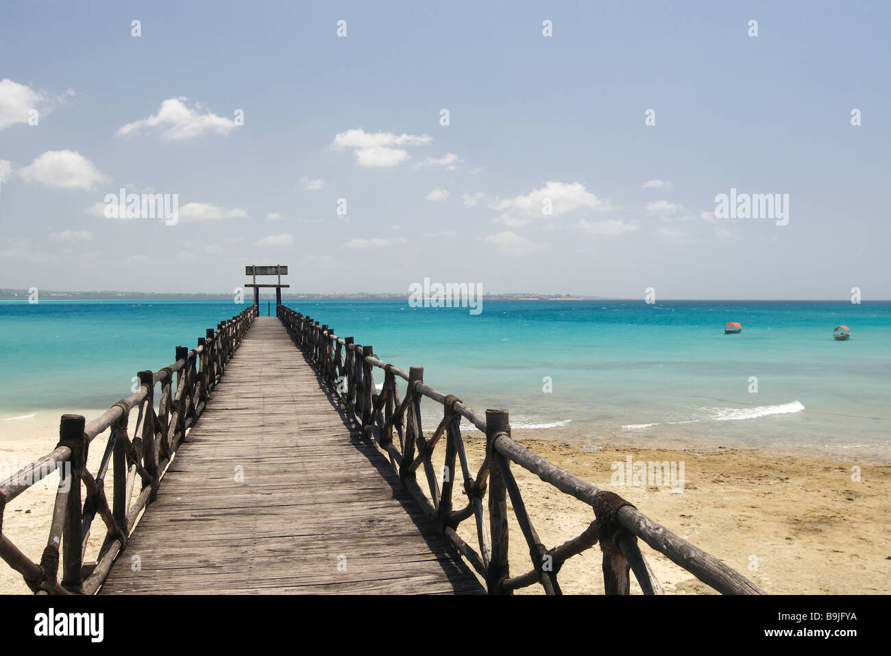 Ingresso di changuu island paradise island vicino a Zanzibar Foto Stock