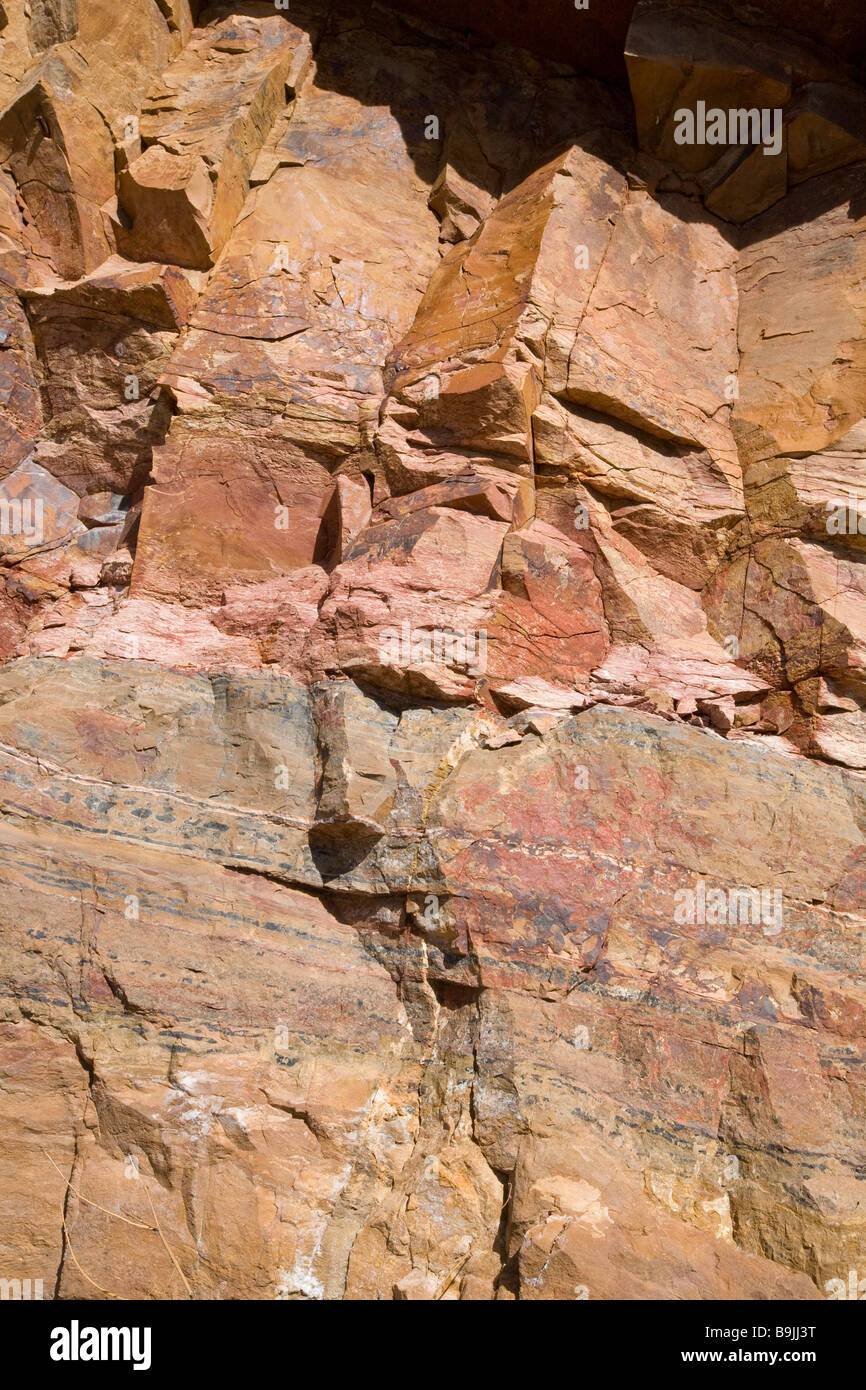 Medio Proterozoic rocce sedimentarie Foto Stock