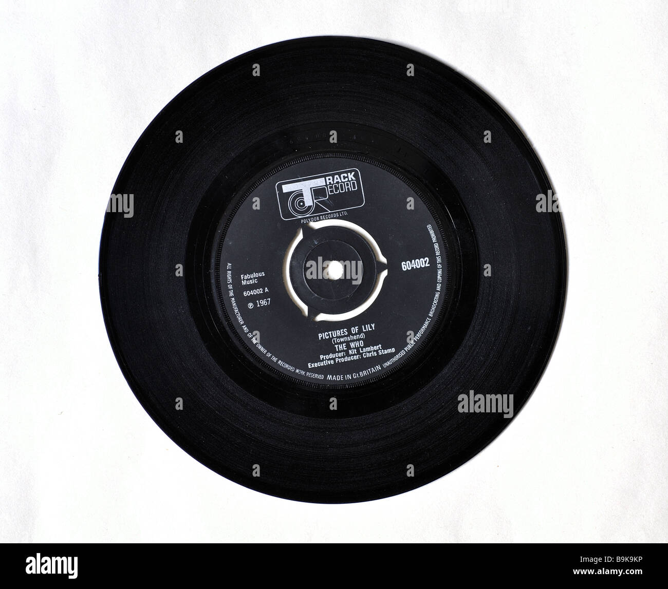 Dischi in Vinile, 'Foto di Lily' dall'OMS Foto Stock