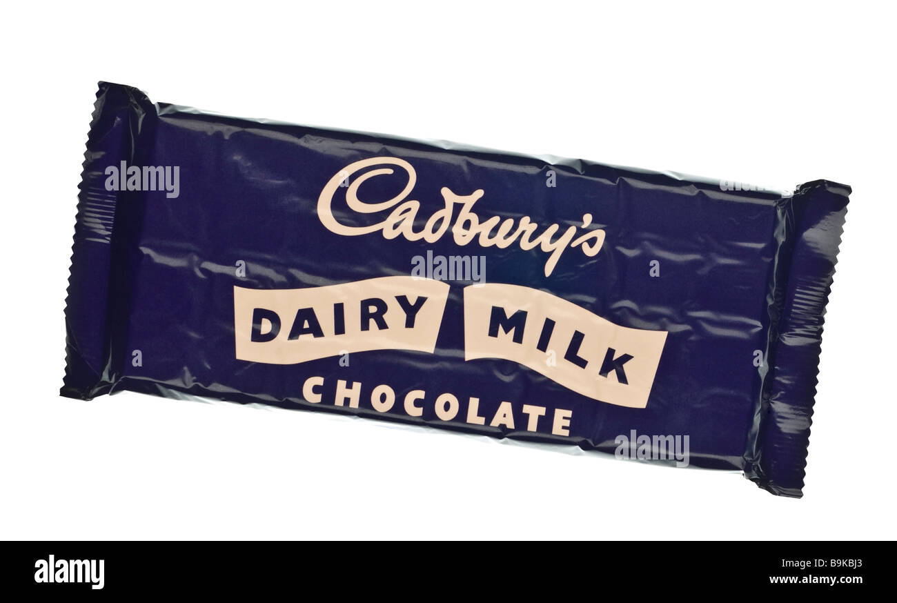 Cadbury Dairy Milk Chocolate Bar celebra i suoi cento anni Foto Stock