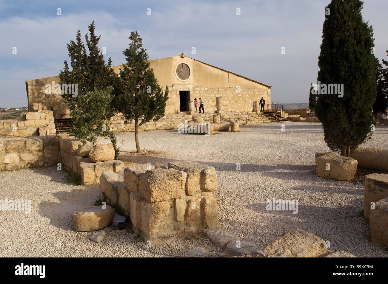 Giordania, Madaba Governatorato, chiesa di Monte Nebo Foto Stock