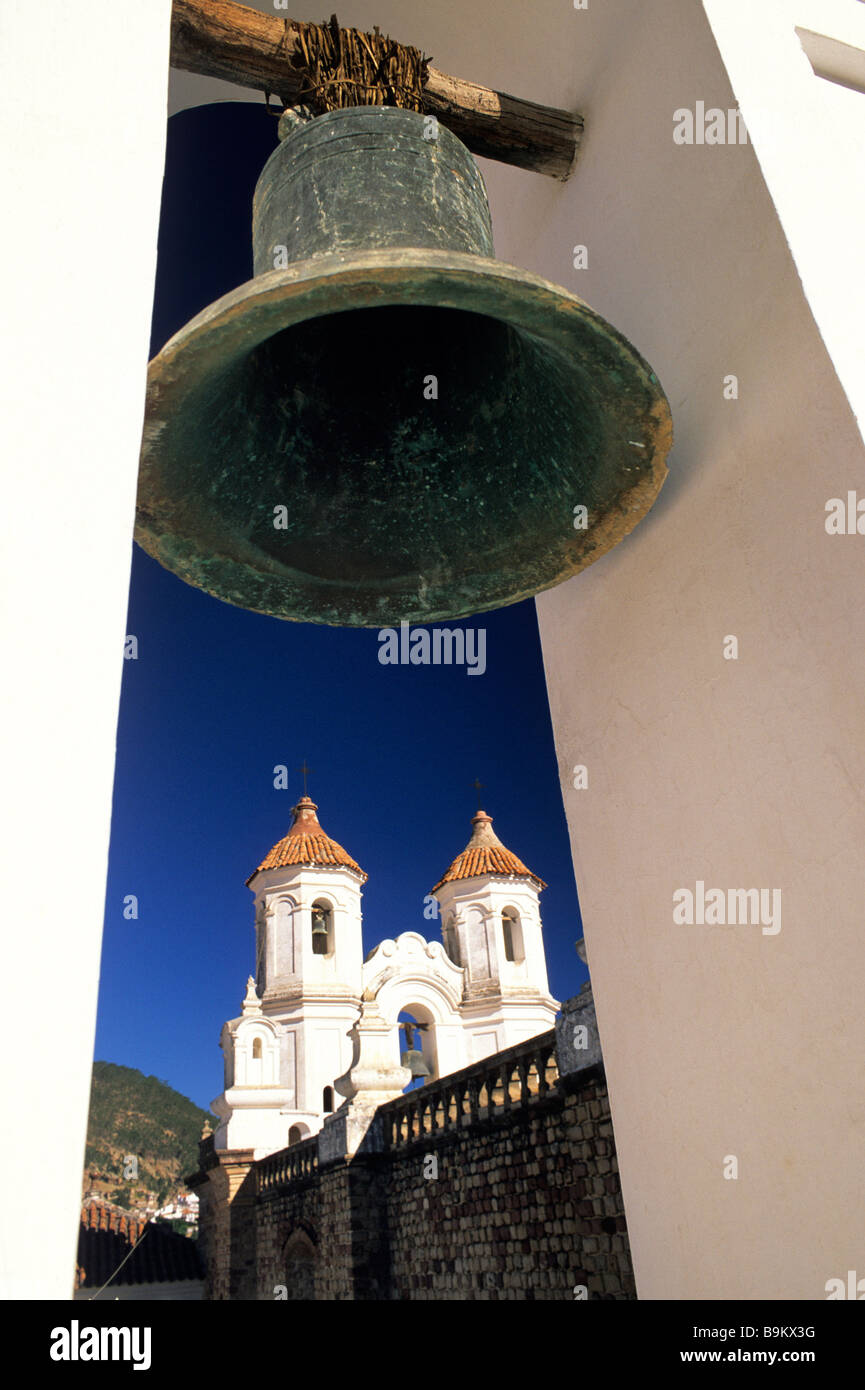 Bolivia, Chuquisaca Reparto, Sucre, città classificato come patrimonio mondiale dall' UNESCO, San Felipe Neri convento (neoclassica Foto Stock