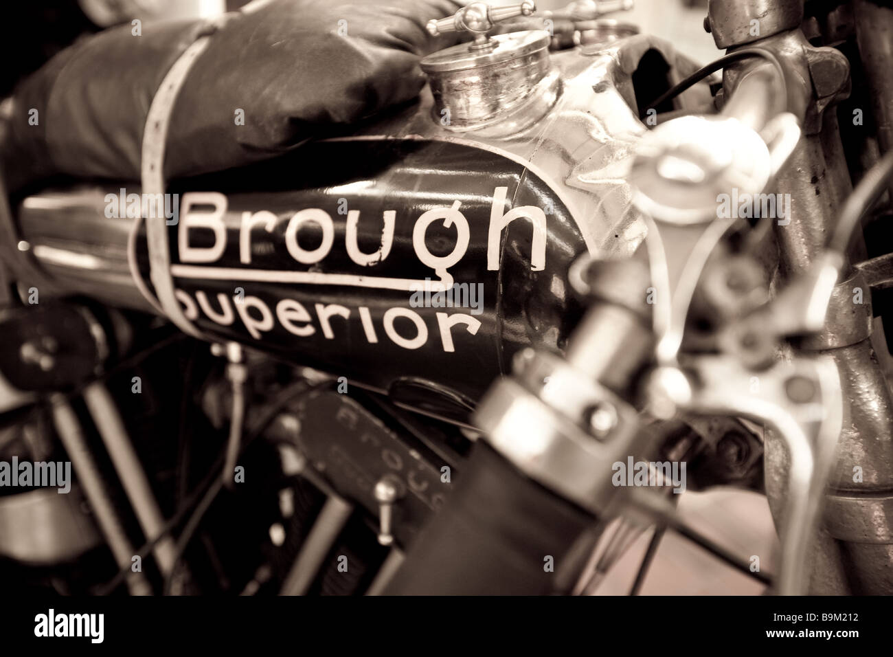 Brough Superior motociclo Foto Stock