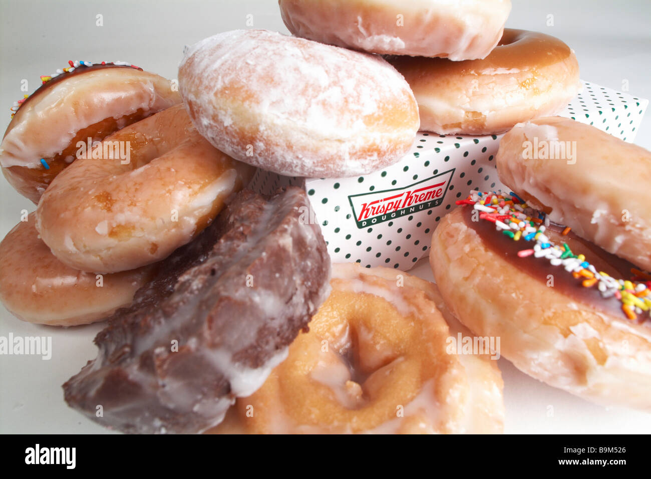 Ciambelle Krispy Kreme Foto Stock