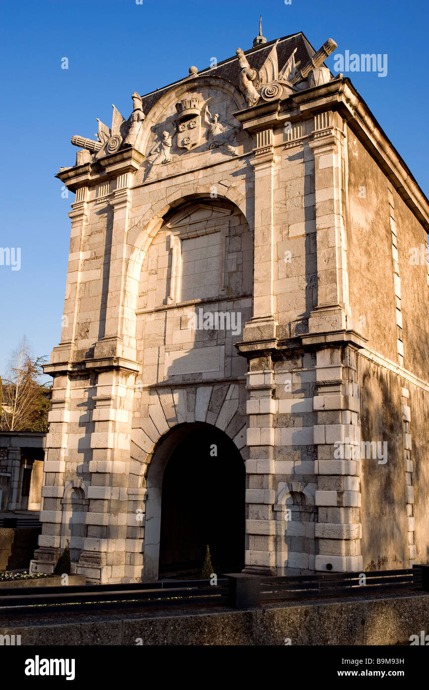 Francia, Isere, Grenoble, Porte de France (Francia's Gate) costruito da Lesdiguieres (1619-1620) Foto Stock