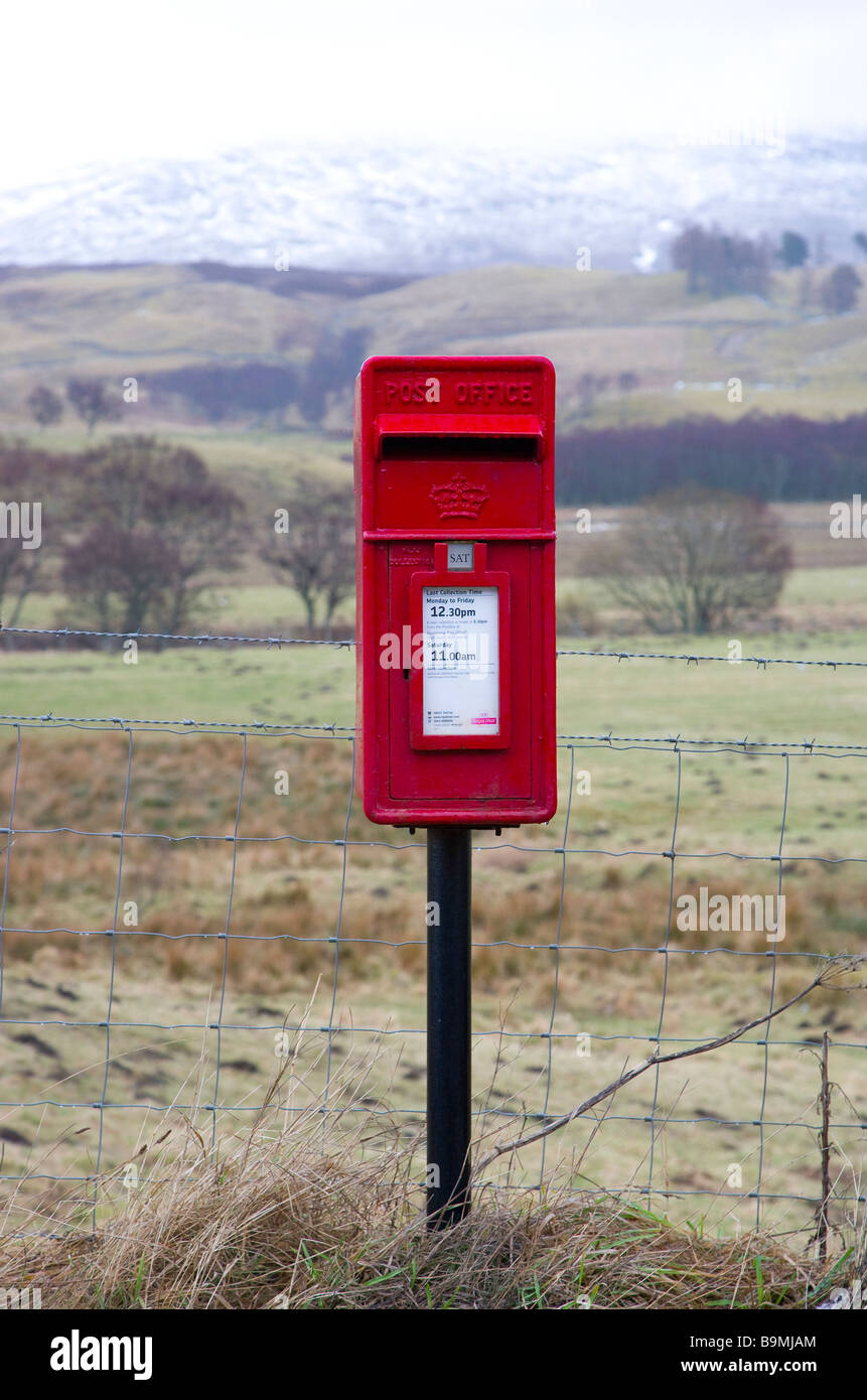 casella postale inglese Foto Stock