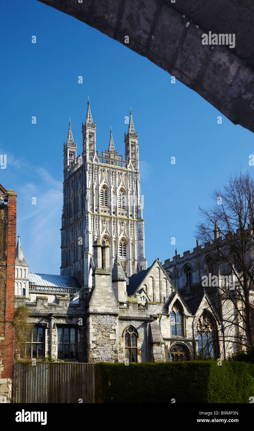 La cattedrale di Gloucester, Gloucester, England, Regno Unito Foto Stock