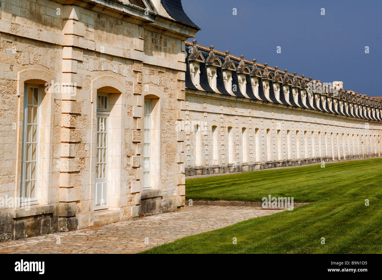 Francia, Charente Maritime, Rochefort, Arsenal distretto, le Corderie Royale (XVII secolo). Foto Stock