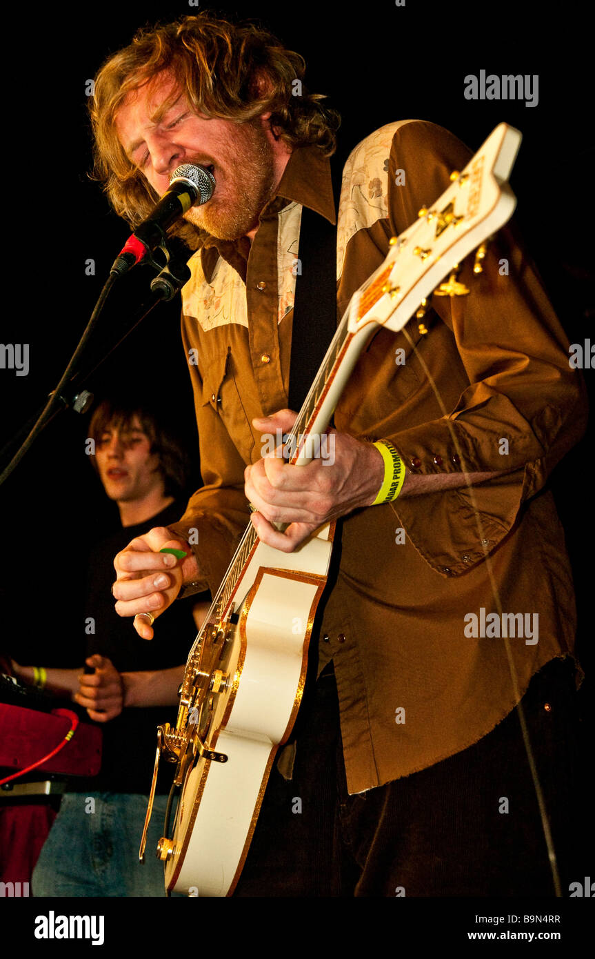 Detroit Social Club eseguire sul palco a Cluny in Newcastle upon Tyne Foto Stock