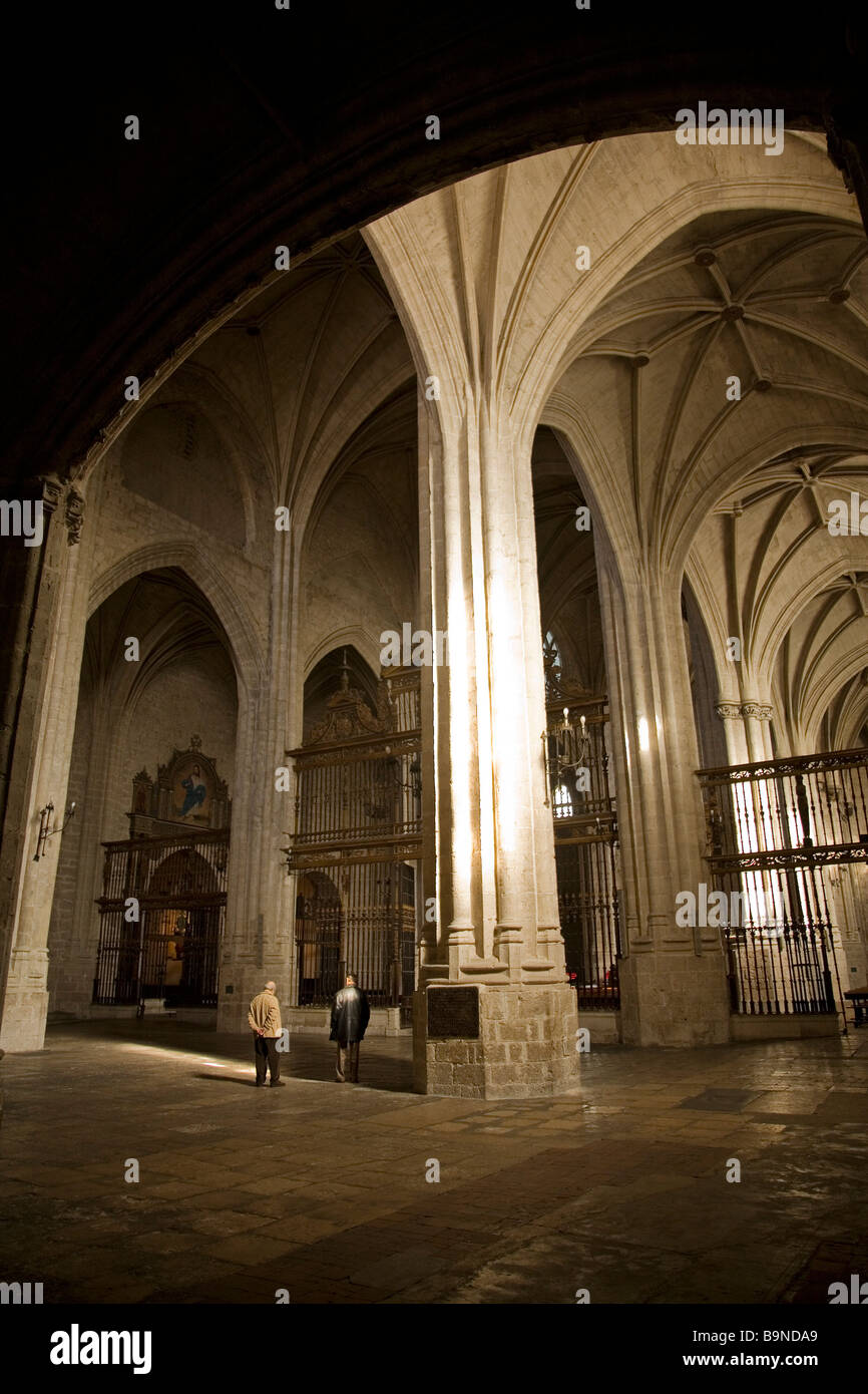 La chiesa del Monastero Reale di San Benito in Valladolid Castiglia e Leon Spagna Foto Stock