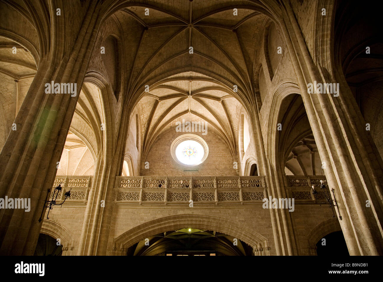 La chiesa del Monastero Reale di San Benito in Valladolid Castiglia e Leon Spagna Foto Stock