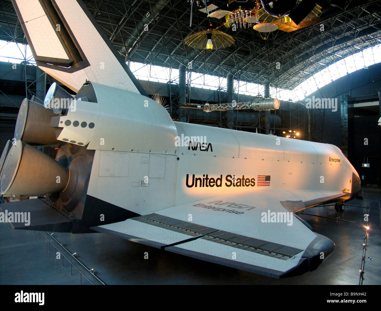 Lo Space Shuttle Enterprise OV 101 il primo Space Shuttle orbiter Foto Stock