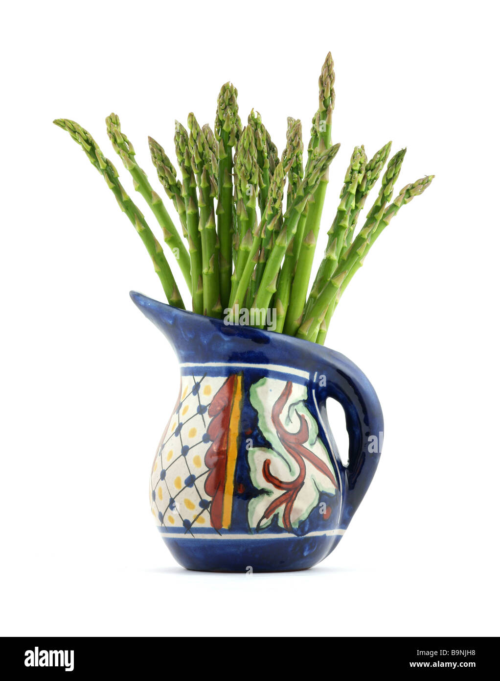 Asparagi in vaso Foto Stock