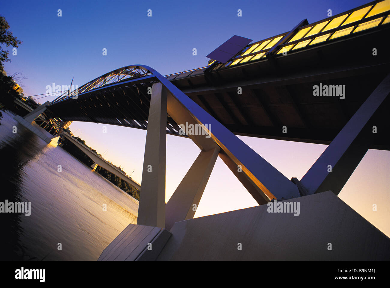 Goodwill Bridge Brisbane Queensland Australia Foto Stock