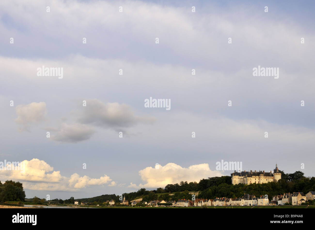La Francia. La Valle della Loira. Il castello feudale di Chaumont. Foto Stock