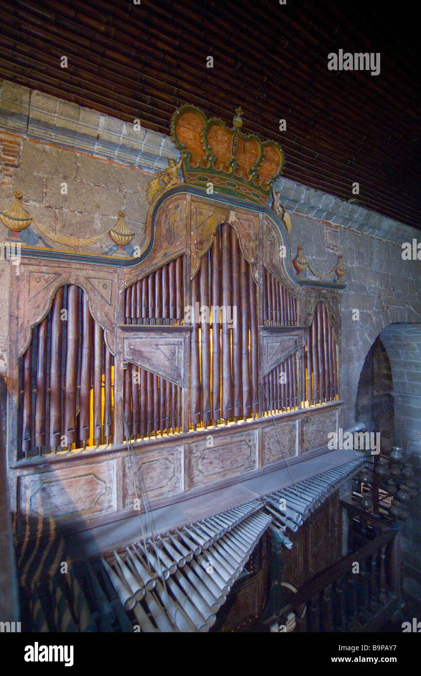 San Giuseppe Chiesa organo di bambù Las Pinas Filippine 12 Maggio 2006 Foto Stock