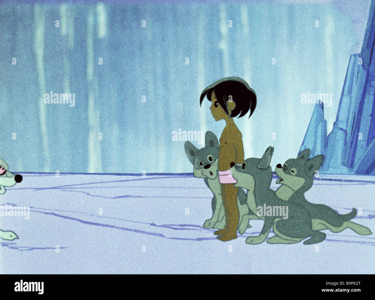 Frammento di Mowgli cartoon Foto Stock