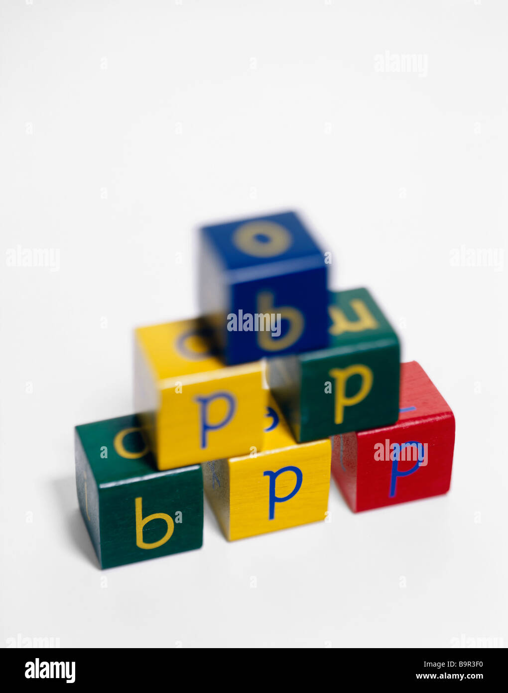 Blocchetti di alfabeto Foto Stock
