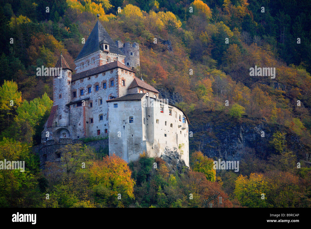 Castel Trostburg Castel Forte nei pressi del villaggio di Waidbruck Trentino Italia Foto Stock