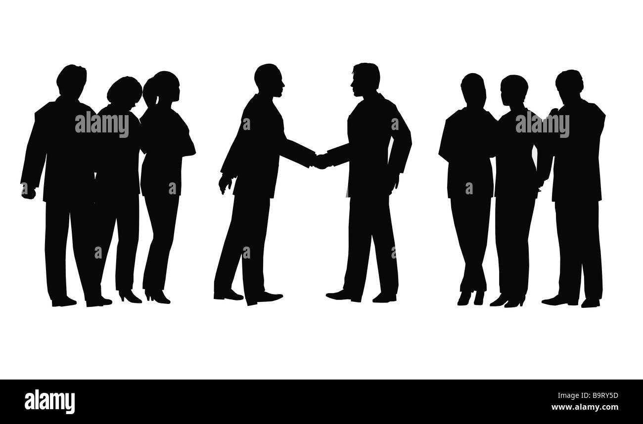 Meeting aziendali Foto Stock