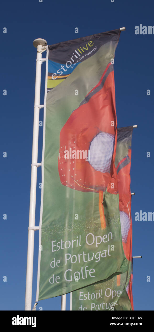 Banner per Estoril Open Golf Foto Stock