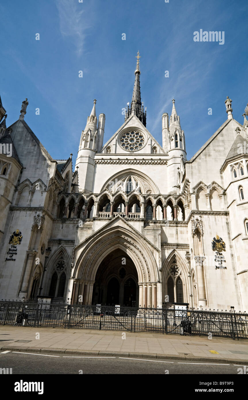 Royal Courts of Justice Strand Londra Foto Stock