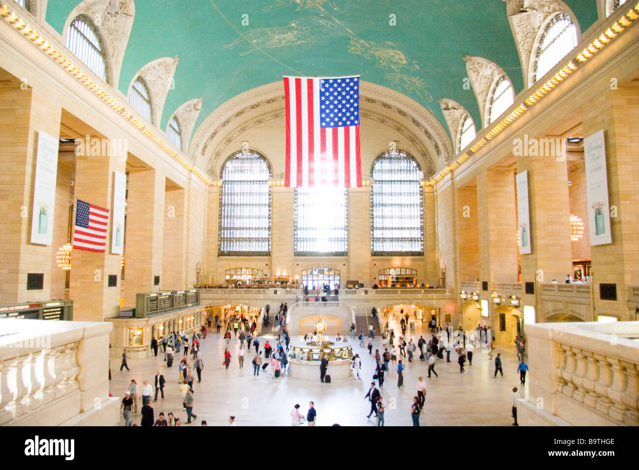 Fotografia presa all'interno di New York s Grand Central Station Manhattan Foto Stock