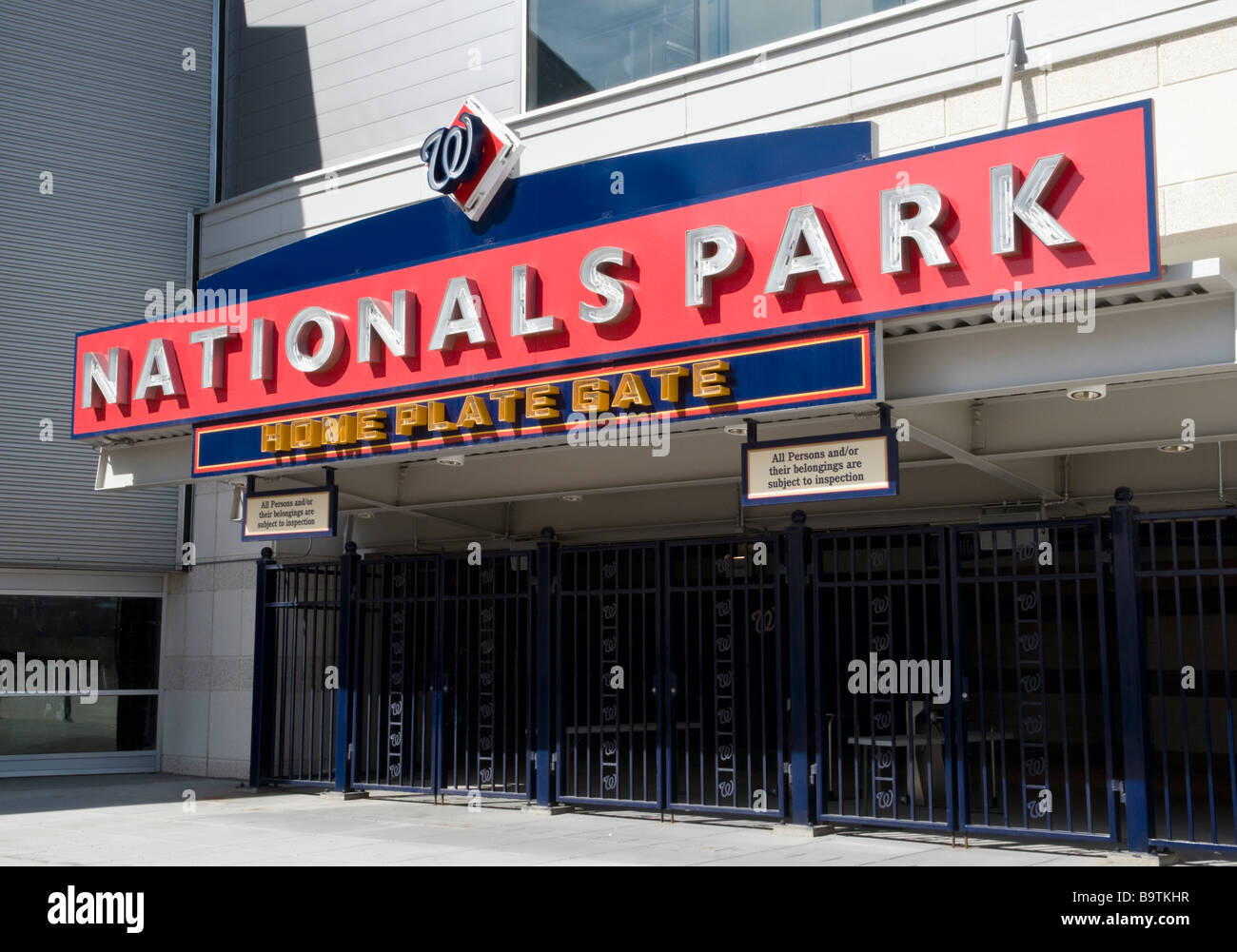 Home Plate ingresso ai cittadini Park Washington DC Major League Baseball Foto Stock