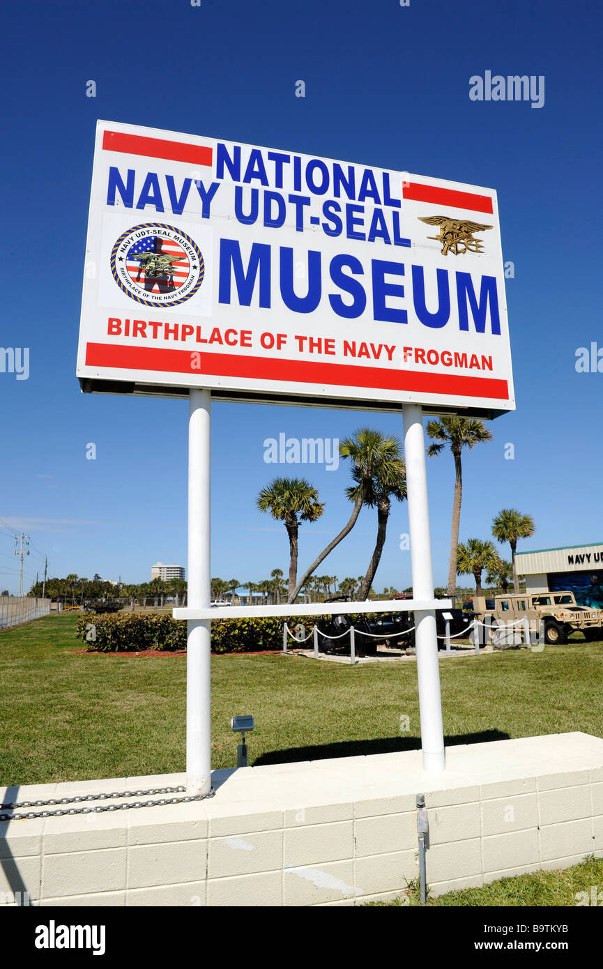 Marina Nazionale UDT Museo tenuta Vero Beach Florida USA Foto Stock