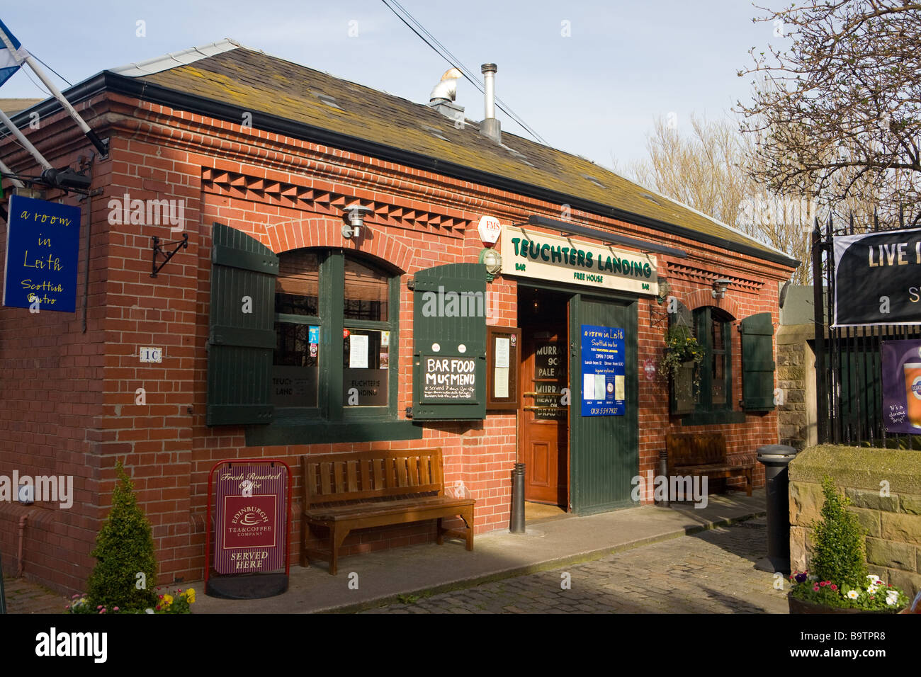 Ristorante Teuchters in Leith Foto Stock