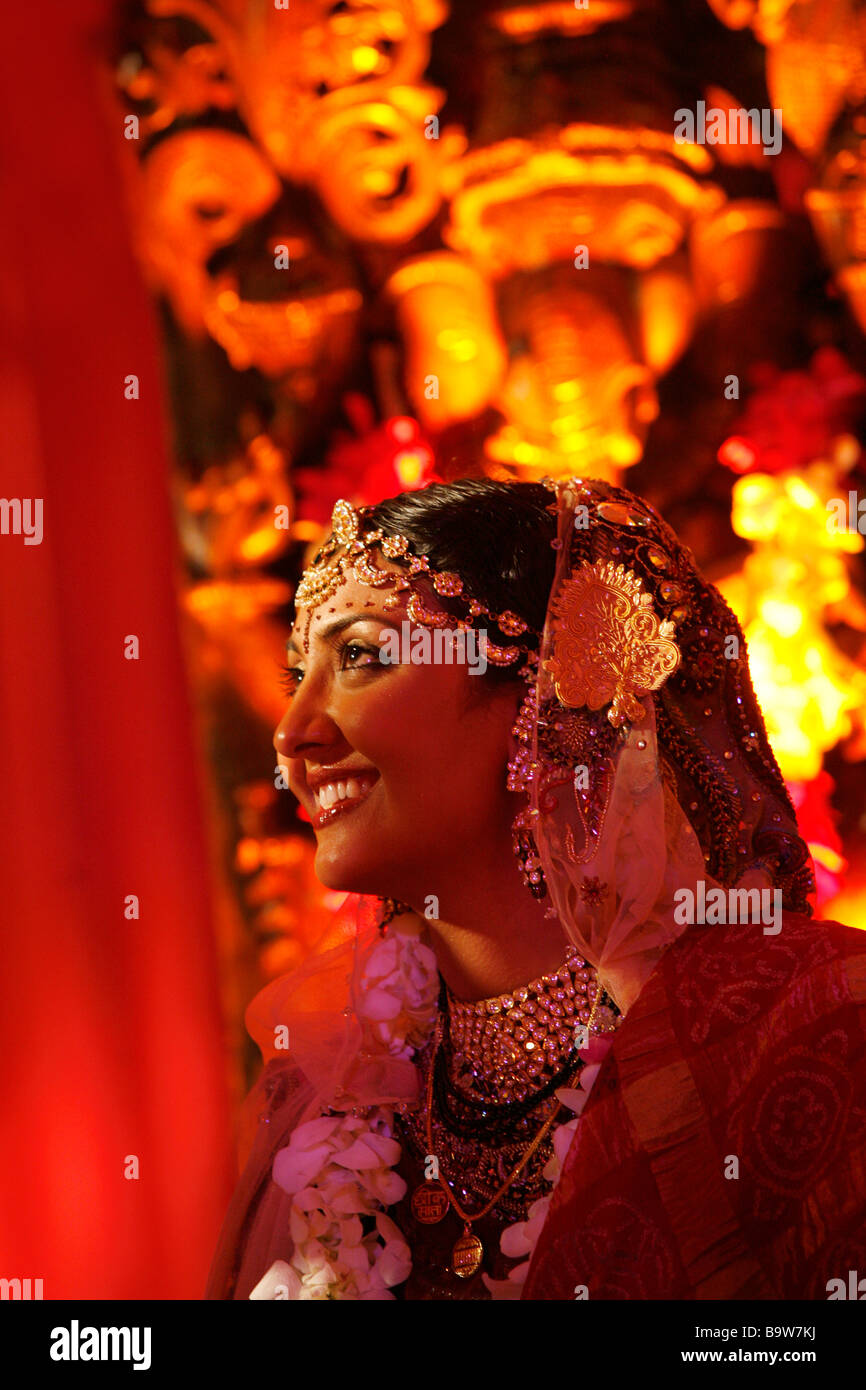 matrimonio indiano Foto Stock