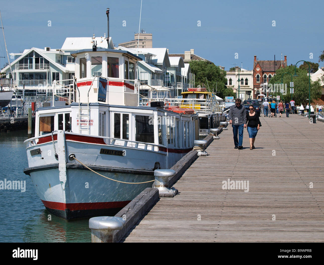 GEM PIER WILLIAMSTOWN vicino a Melbourne Victoria Australia Foto Stock