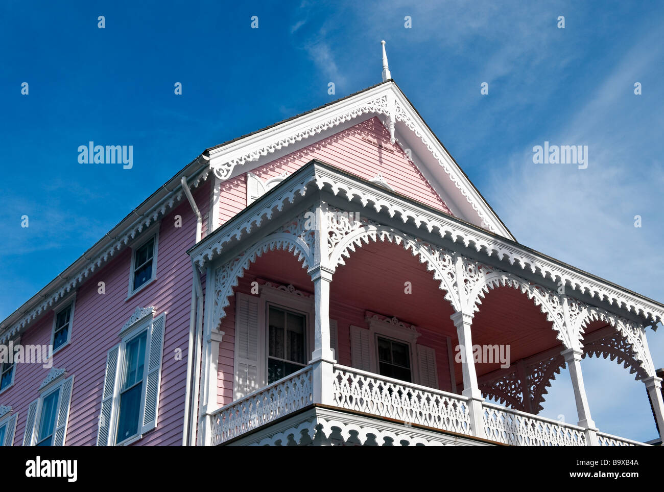 Guest house vittoriana in Cape May new jersey usa Foto Stock