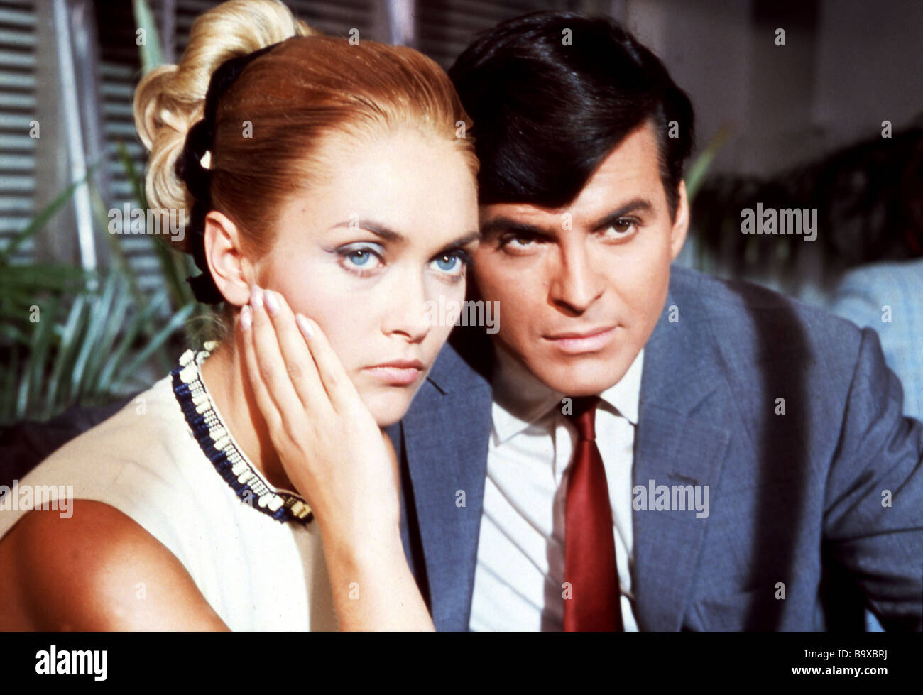 CHAMPIONS 1968-69 UK serie TV con Alexandra Bastedo come agente segreto Panagiotis Macready e Stuart Damon come Craig Sterling Foto Stock
