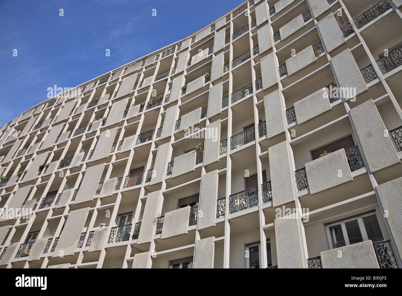 Blocco di appartamenti a Bolzano Bolzano Tretino Italia Foto Stock