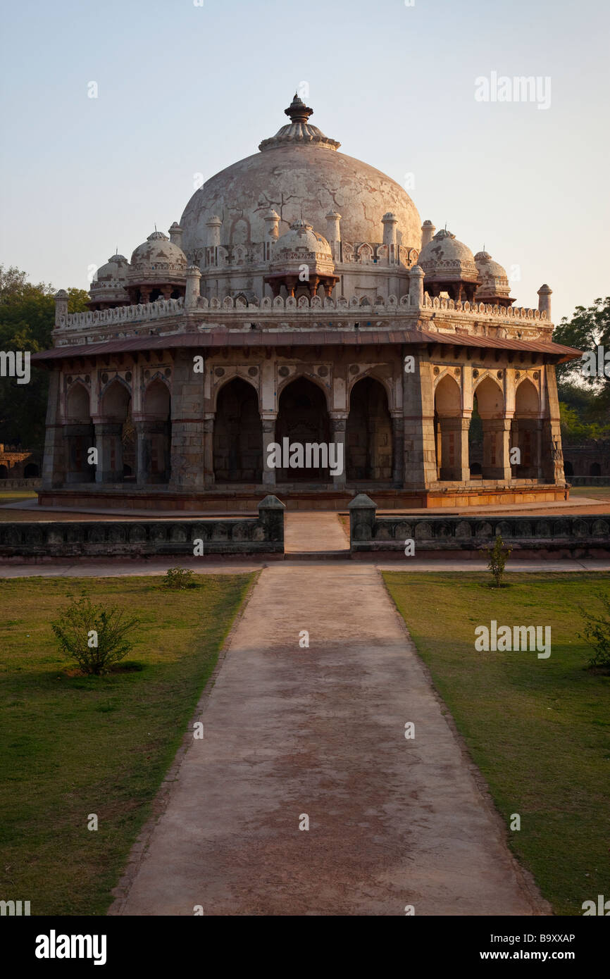 Tomba di Isa Ali Khan Niazi a Humayuns tomba in Delhi India Foto Stock