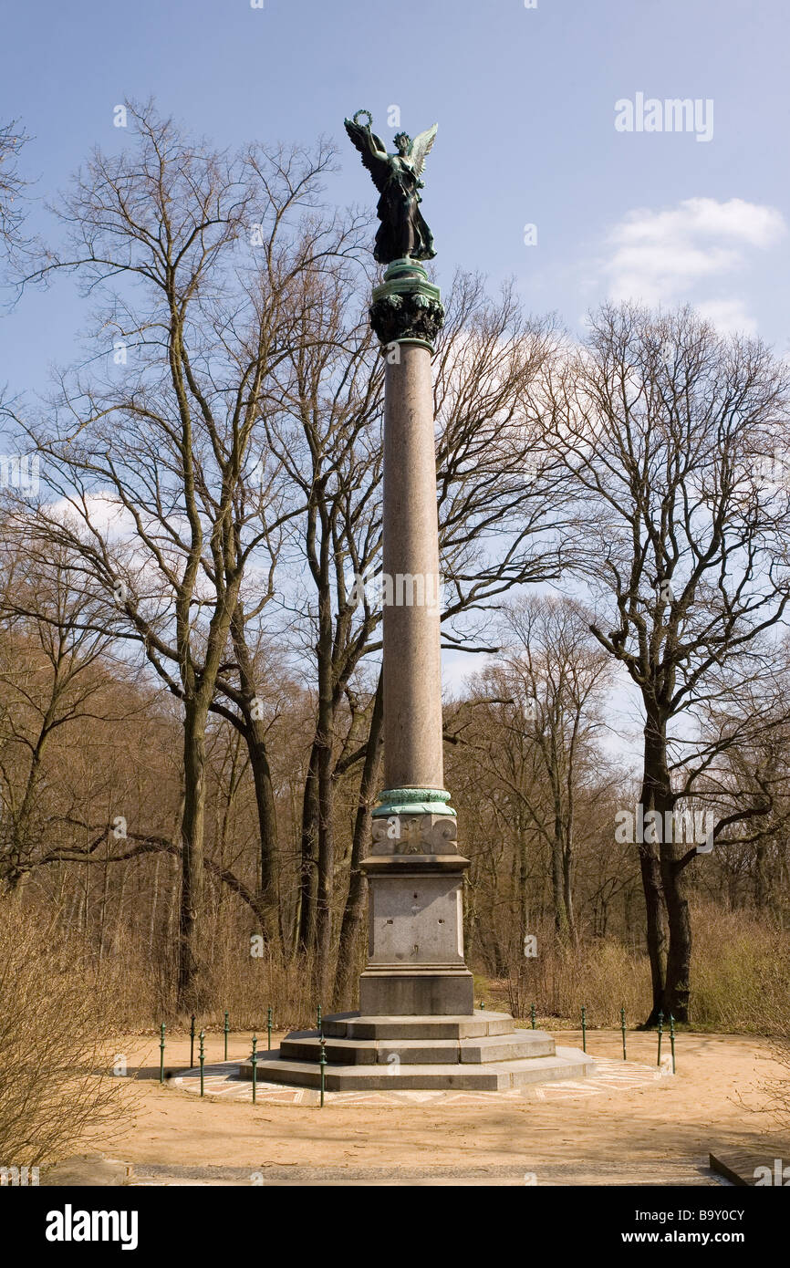 Siegessäule Park Babelsberg Brandenburg Germania Foto Stock