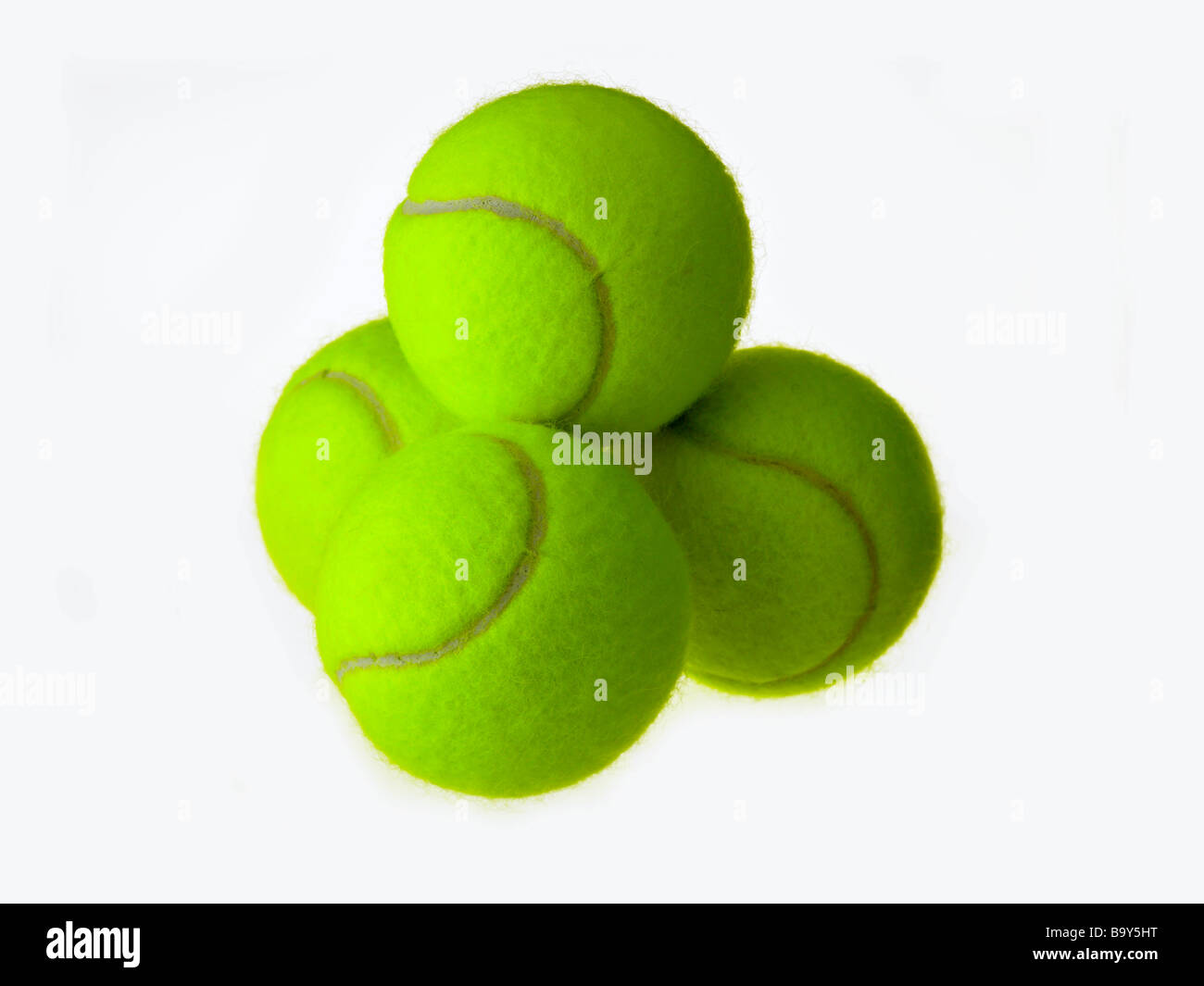 palle da tennis Foto Stock